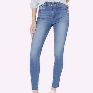 WILLIAMRAST 💙denim jean skinny leg sculpted high rise front zipper size 26